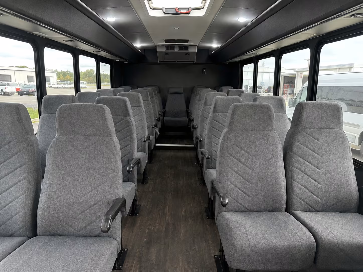 15 passenger minibus inside