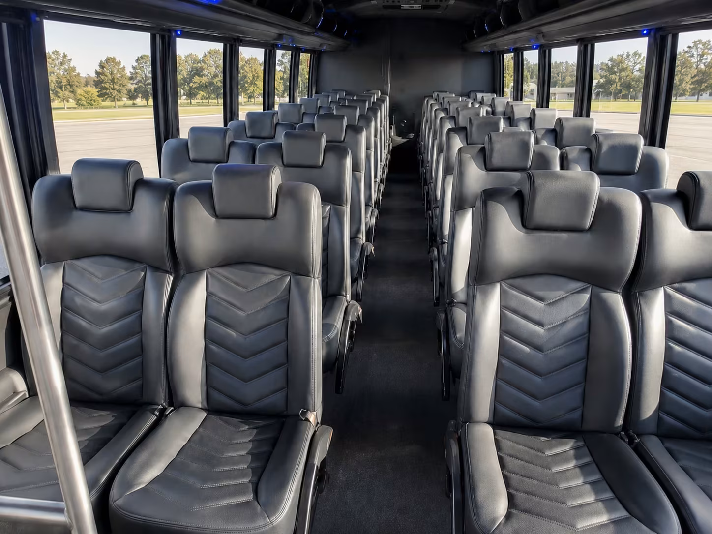 20 passenger minibus interior