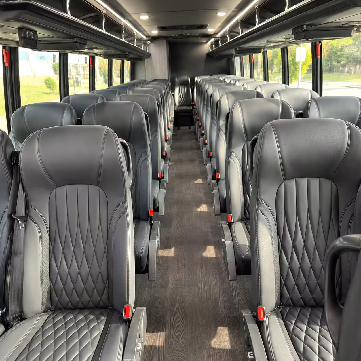 25 passenger minibus inside