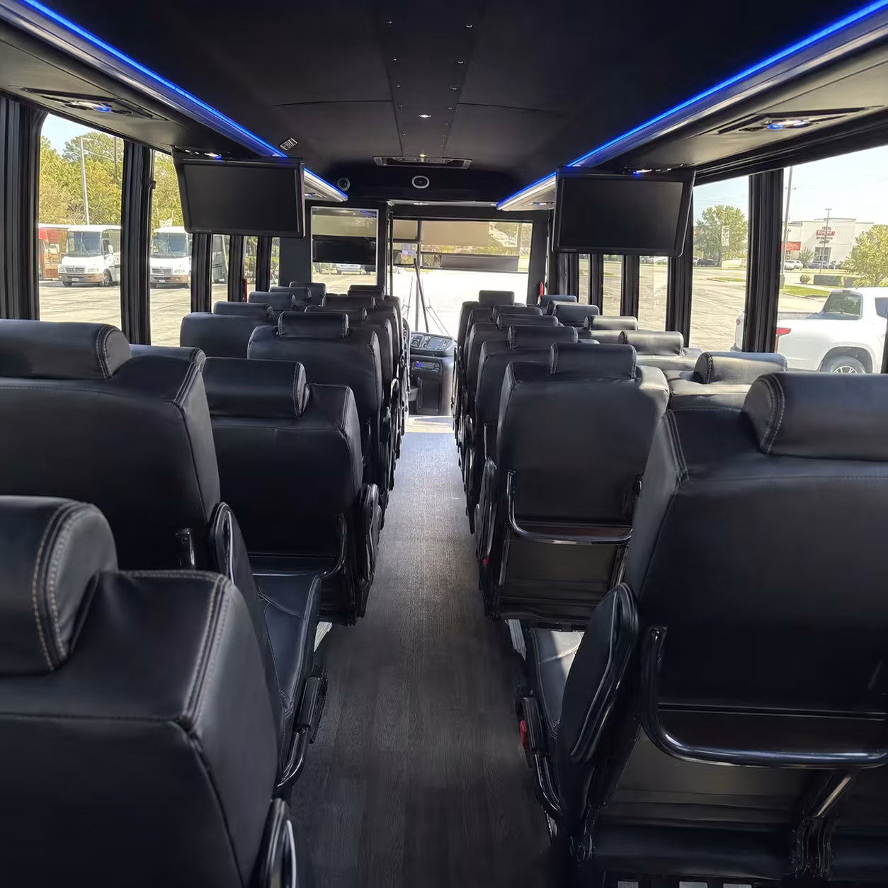 30 passenger minibus interior