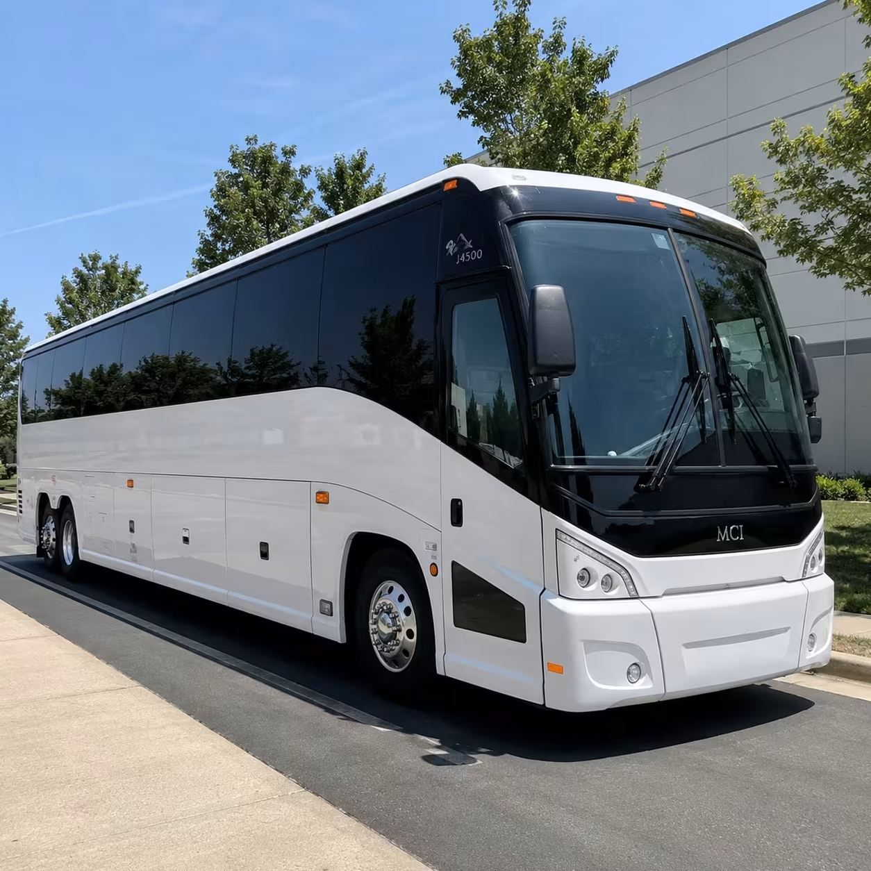 56 passenger charter bus