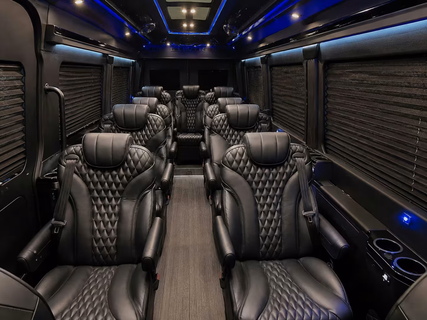 sprinter van with driver inside